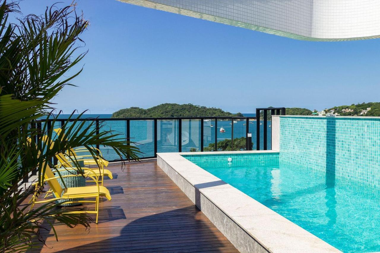 Aion Suites 303 - Lindo Apartamento Com Vista Para O Mar, A 60M Da Praia De Bombinhas, Com Piscina E Academia No Rooftop. Dış mekan fotoğraf