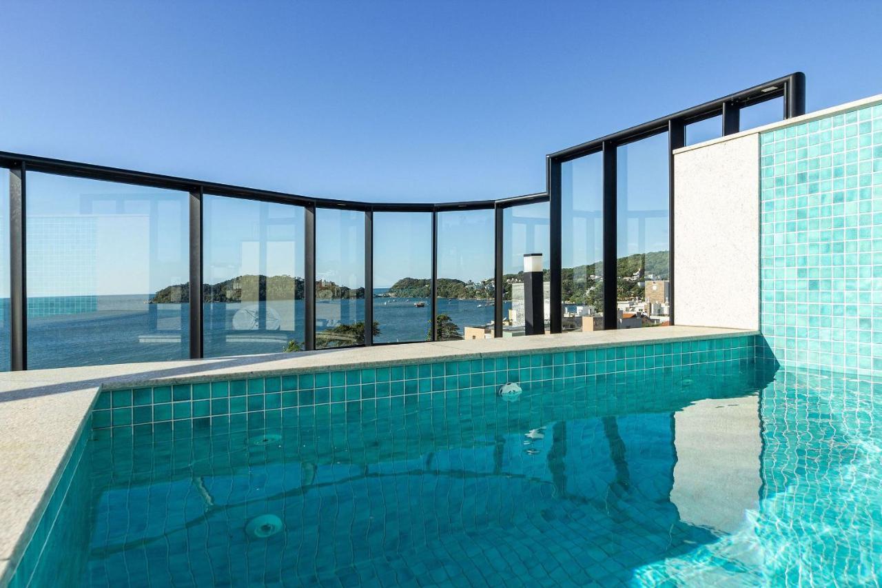 Aion Suites 303 - Lindo Apartamento Com Vista Para O Mar, A 60M Da Praia De Bombinhas, Com Piscina E Academia No Rooftop. Dış mekan fotoğraf
