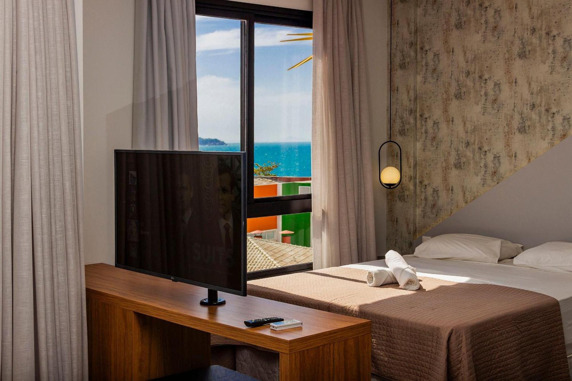 Aion Suites 303 - Lindo Apartamento Com Vista Para O Mar, A 60M Da Praia De Bombinhas, Com Piscina E Academia No Rooftop. Dış mekan fotoğraf